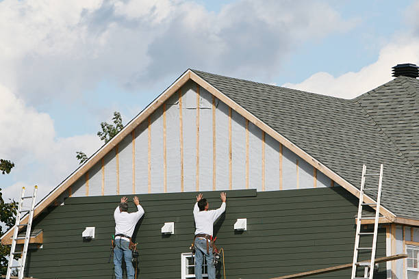 Professional Siding Installation technician working in Springfield, FL